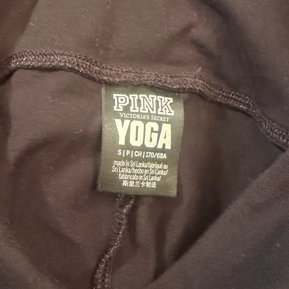 Pink Victoria’s Secret Yoga Pants Tights Leggings S- EXCELLENT Condition Black - Picture 5 of 7